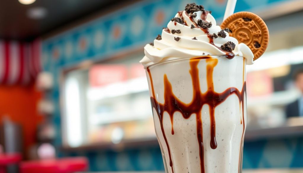 cookies and cream milkshake