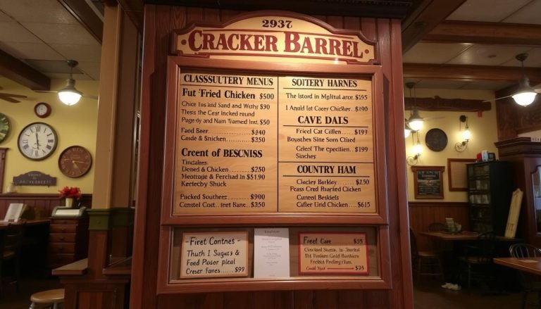 cracker barrel old menu