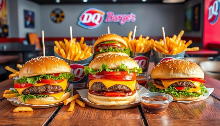 dairy queen burgers menu