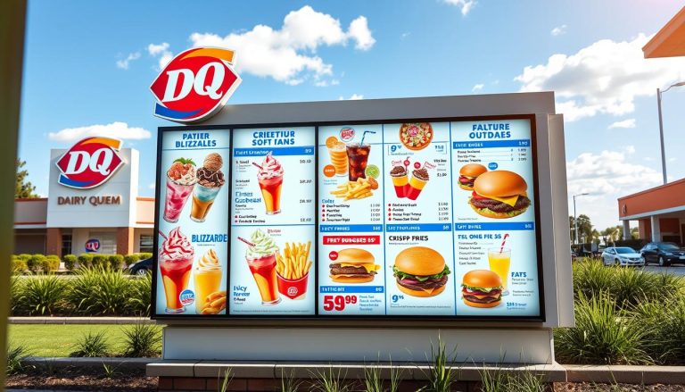 dairy queen drive thru menu