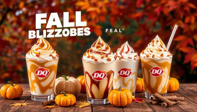 dairy queen fall blizzard menu