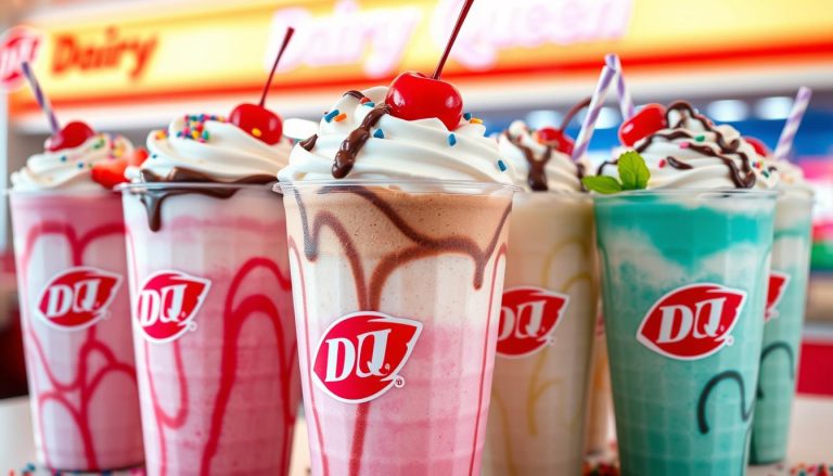 dairy queen milkshakes menu