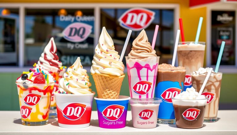 dairy queen sugar-free menu