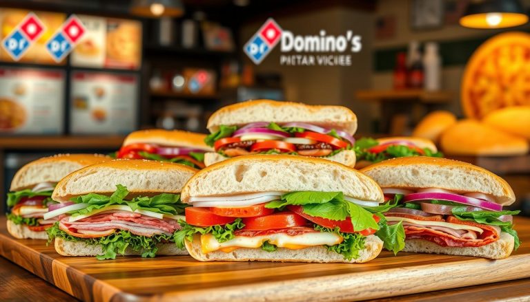 domino's sandwiches menu