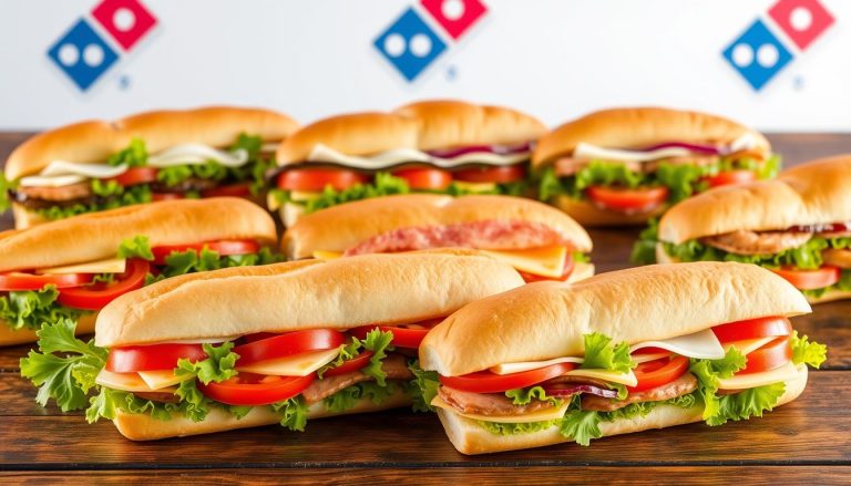 domino's subs menu