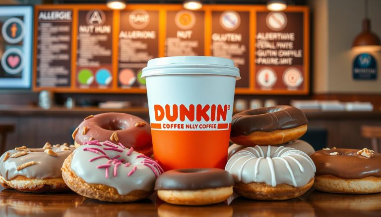 dunkin allergen menu