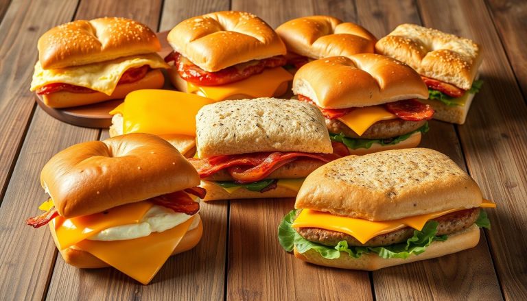 dunkin breakfast sandwich menu