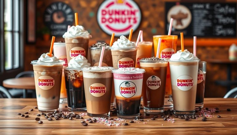 dunkin donuts beverage menu