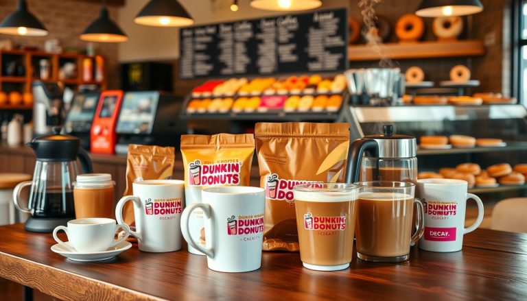 dunkin donuts decaf menu