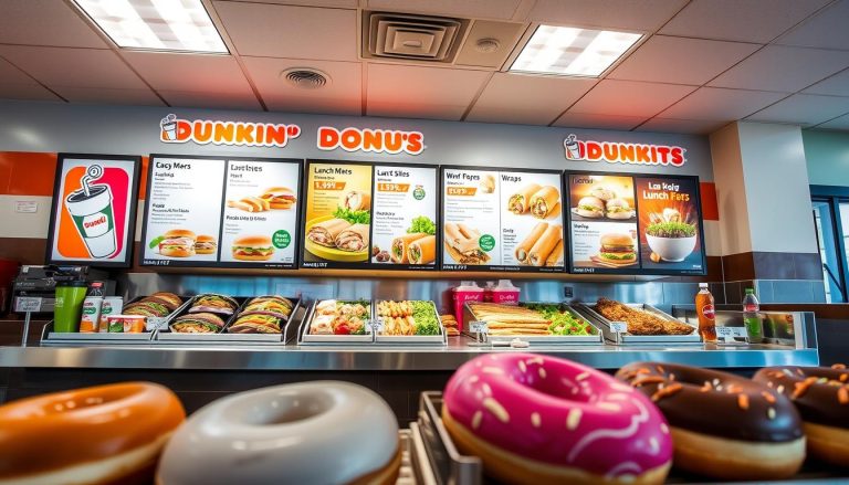 dunkin donuts lunch menu