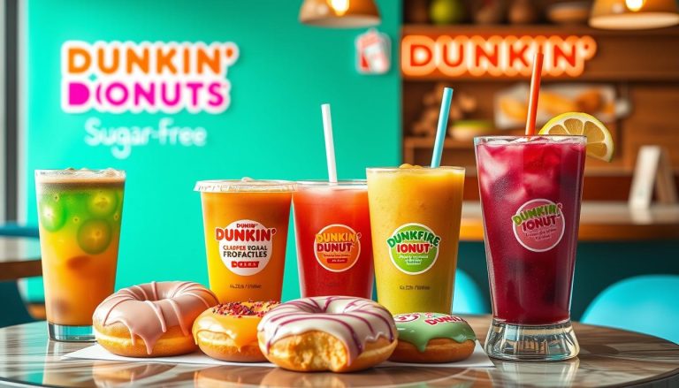 dunkin' donuts sugar-free menu