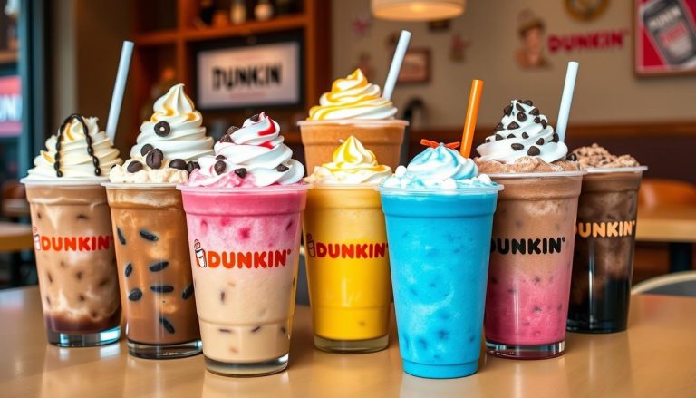 dunkin frozen coffee menu