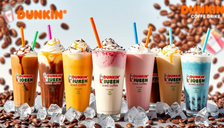 dunkin iced coffee menu