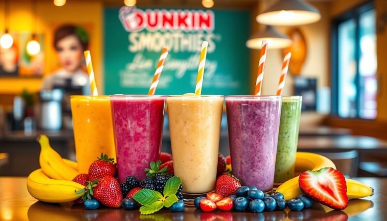 dunkin smoothies menu