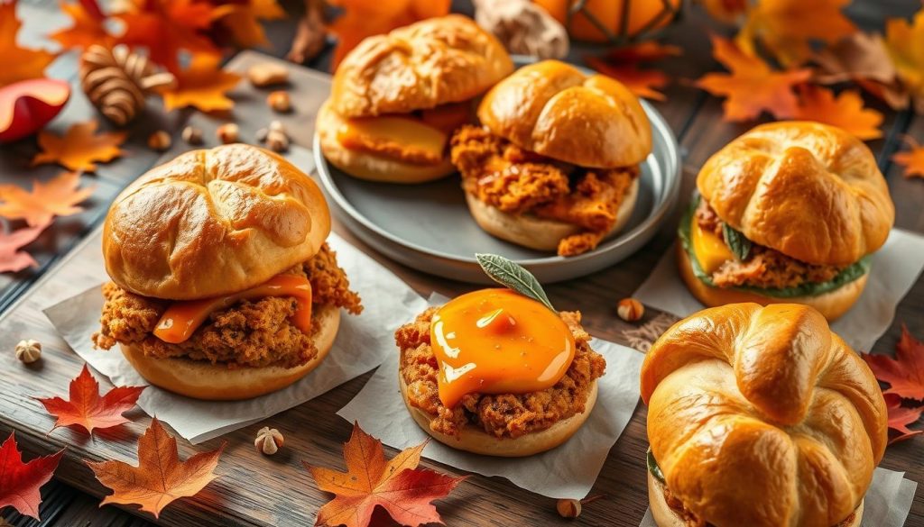 fall menu breakfast sandwiches