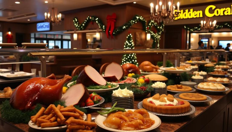 golden corral christmas day menu