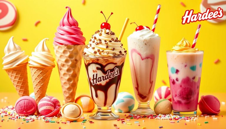 hardee's ice cream menu