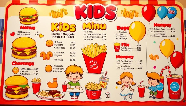 jack in the box kids menu