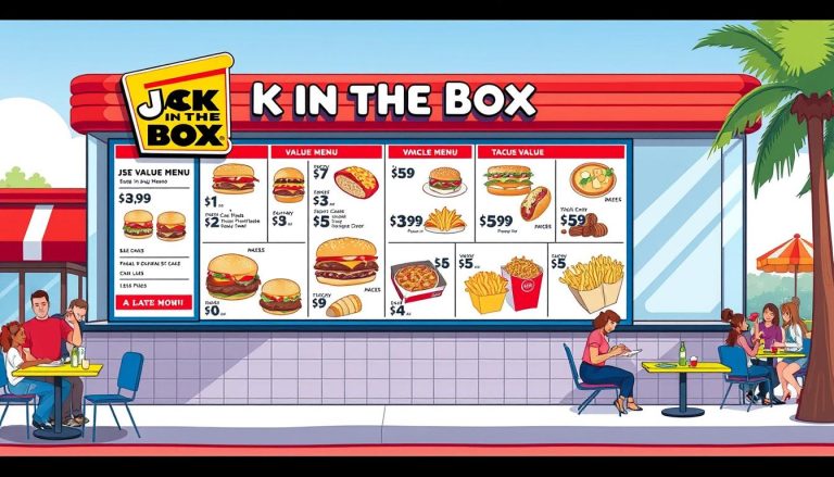 jack in the box value menu with prices