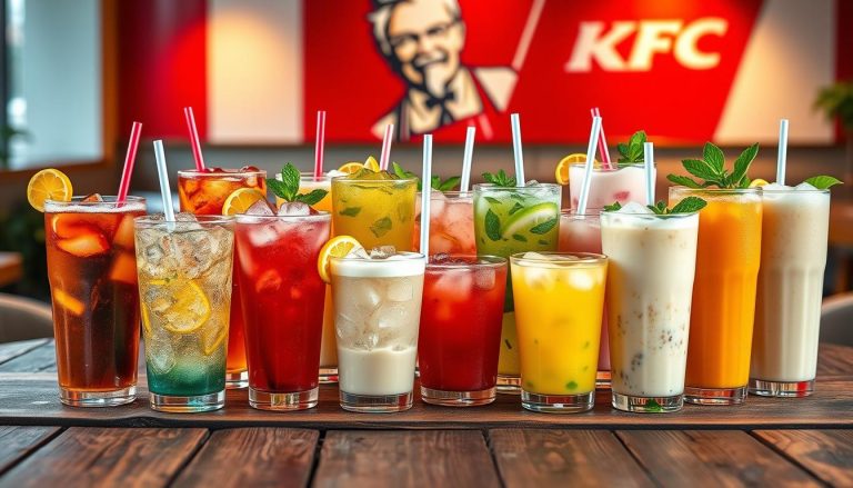 kfc drinks menu