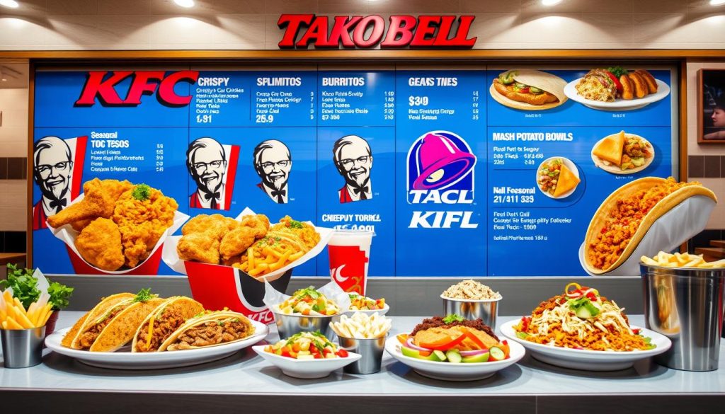 kfc taco bell salem menu