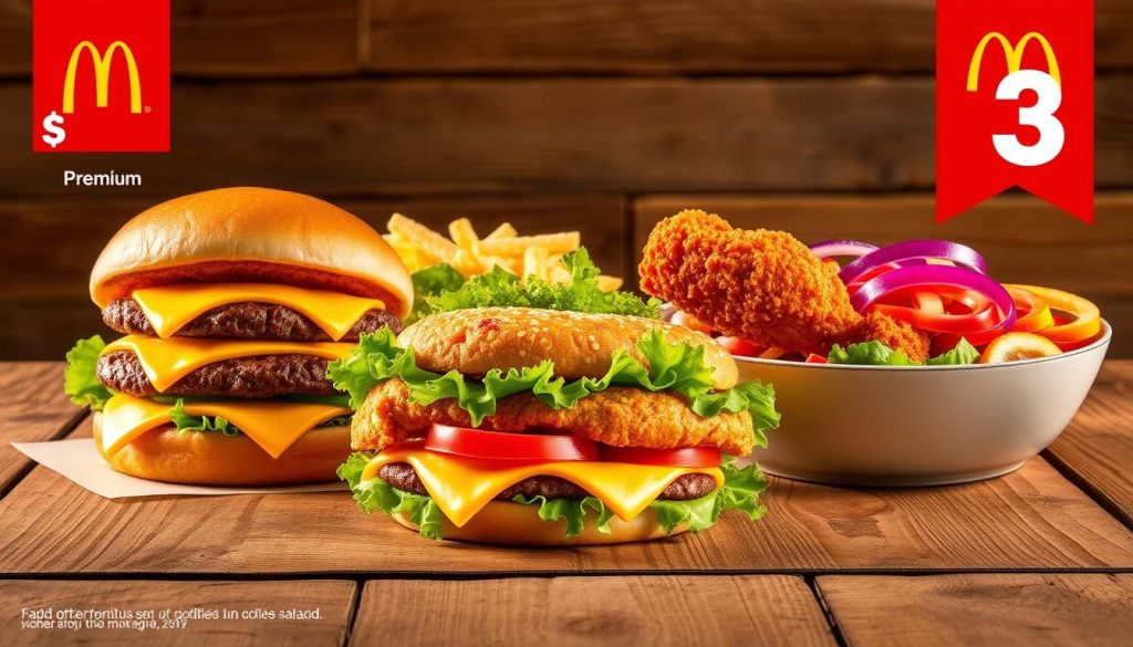 mcdonald's $1 $2 $3 menu with prices