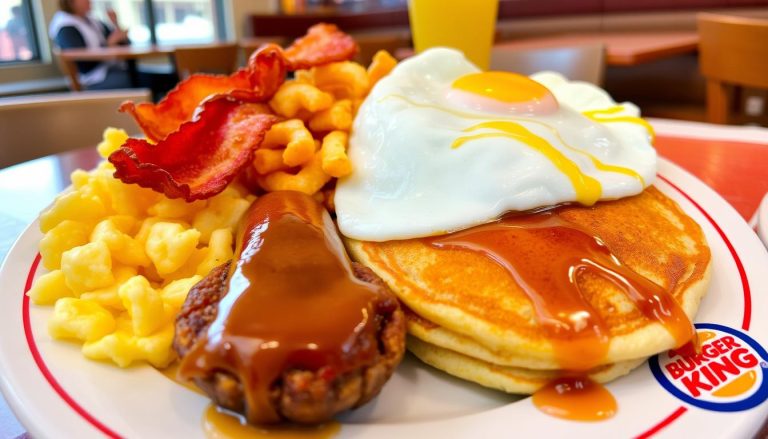 menu burger king breakfast platter