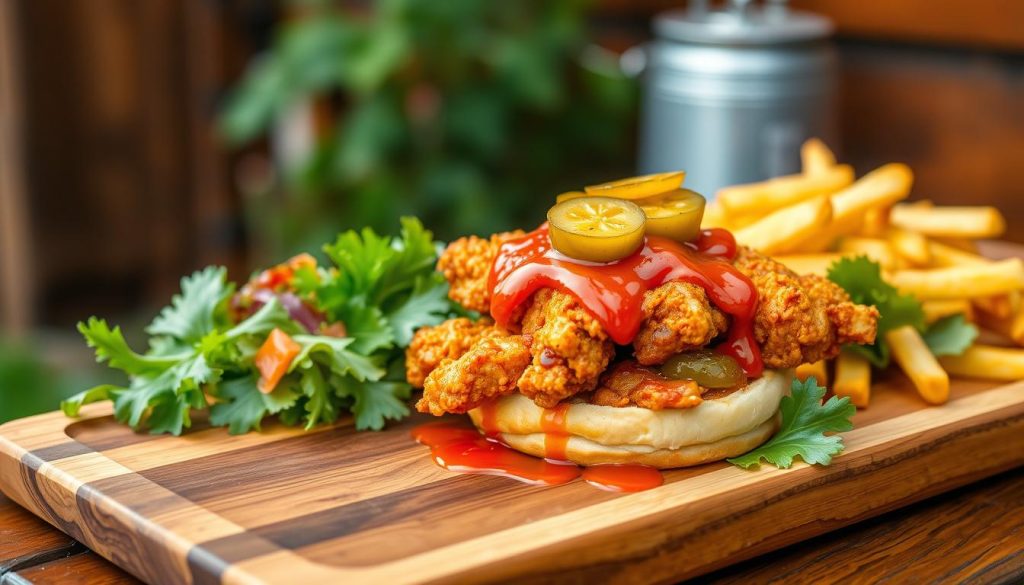 nashville hot chicken sandwich