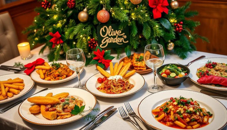 olive garden christmas menu