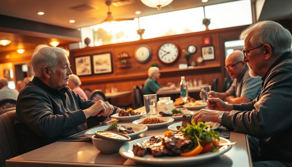 optimal dining hours for seniors