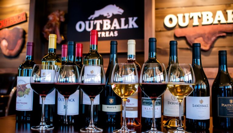 outback steakhouse wine menu