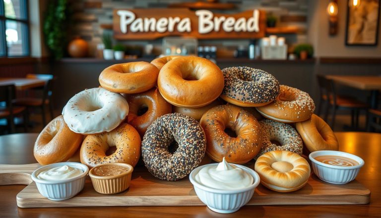 panera bread bagel menu