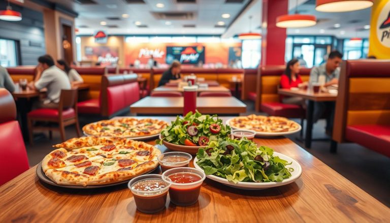 pizza hut dine in menu