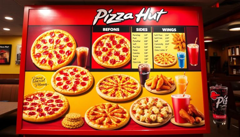 pizza hut target menu