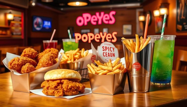 popeyes fried chicken menu