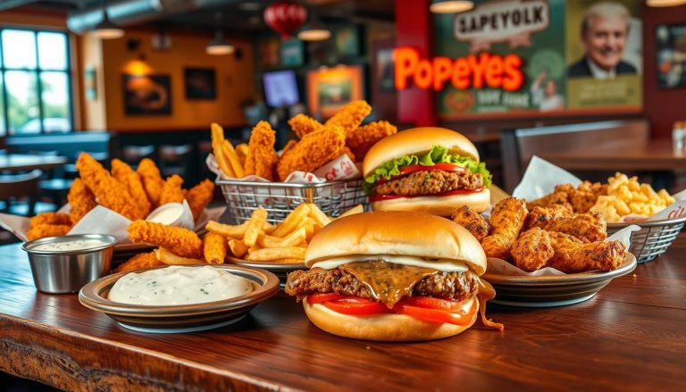 popeyes protein menu