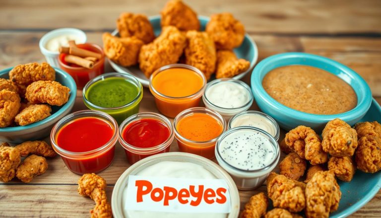 popeyes sauce menu