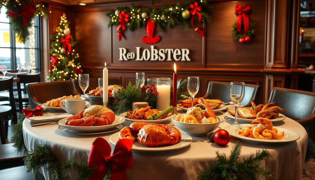 red lobster christmas menu