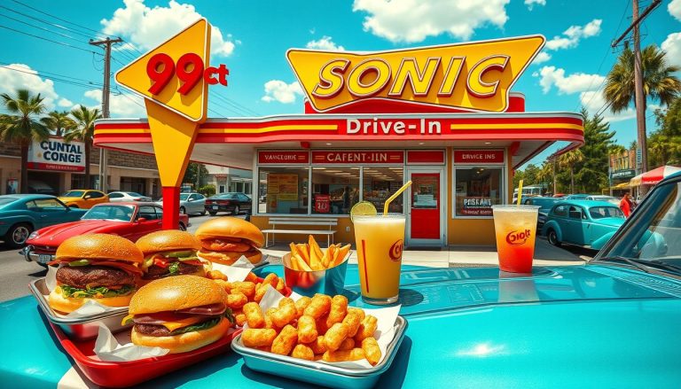 sonic 99 cent menu