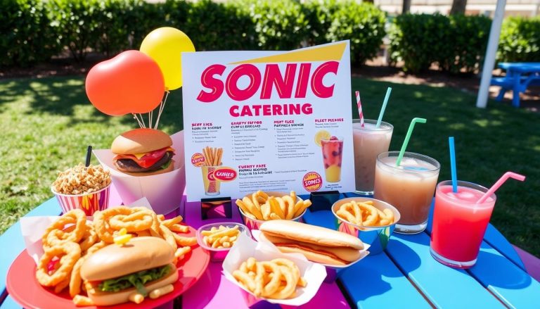 sonic catering menu