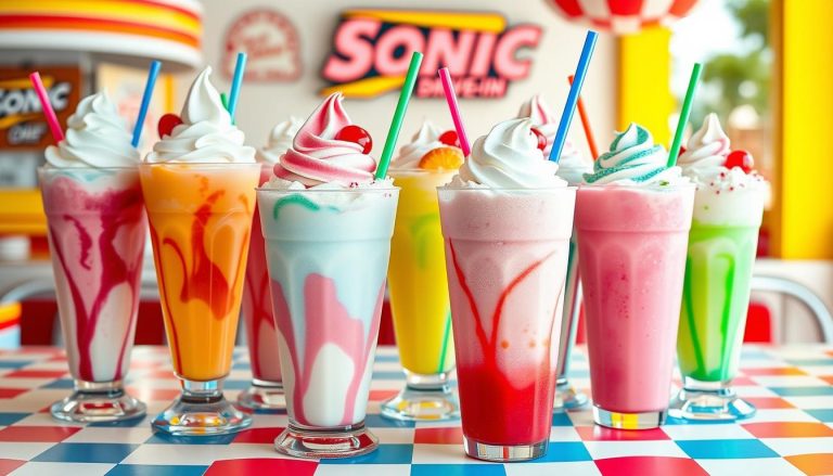 sonic floats menu