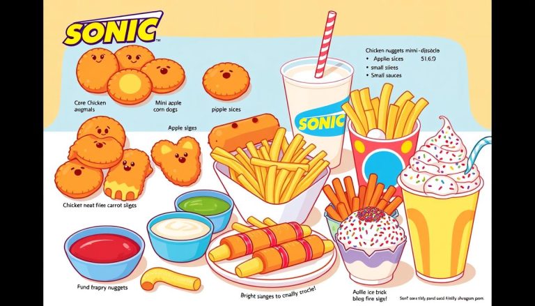 sonic kids menu