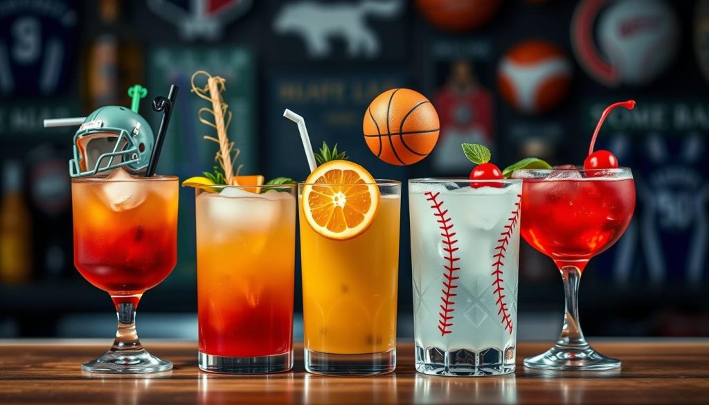 sports-themed cocktails