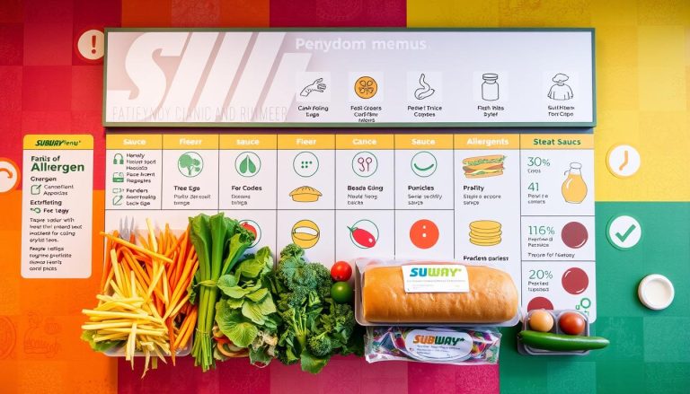 subway allergen menu