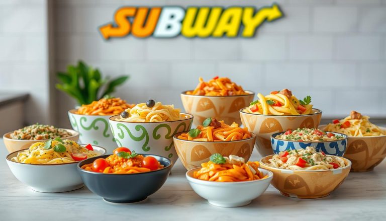 subway pasta menu