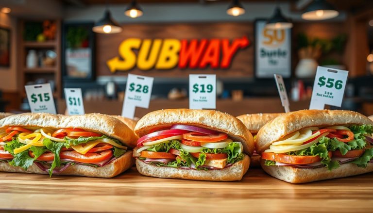 subway sandwiches menu with prices