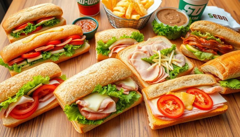 subway subs menu