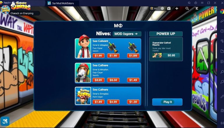 subway surfers mod menu