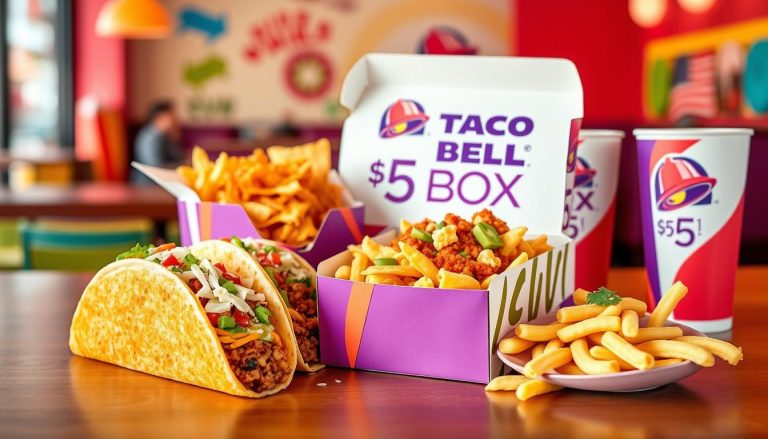 taco bell $5 box menu