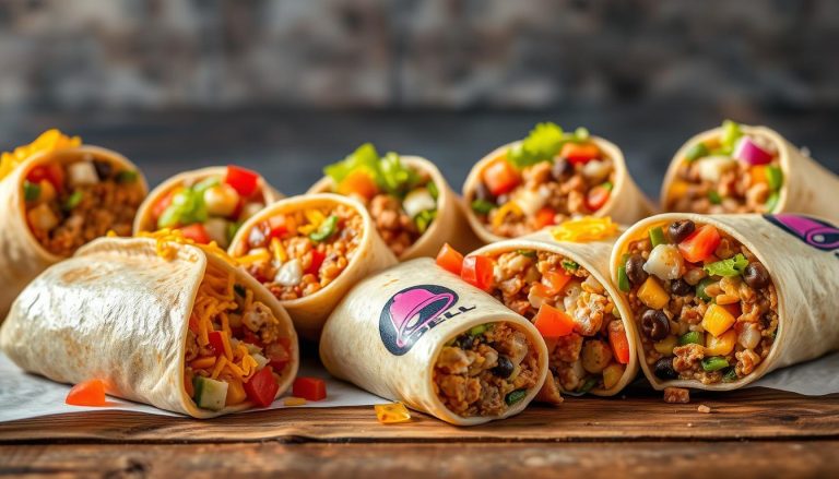 taco bell burrito menu